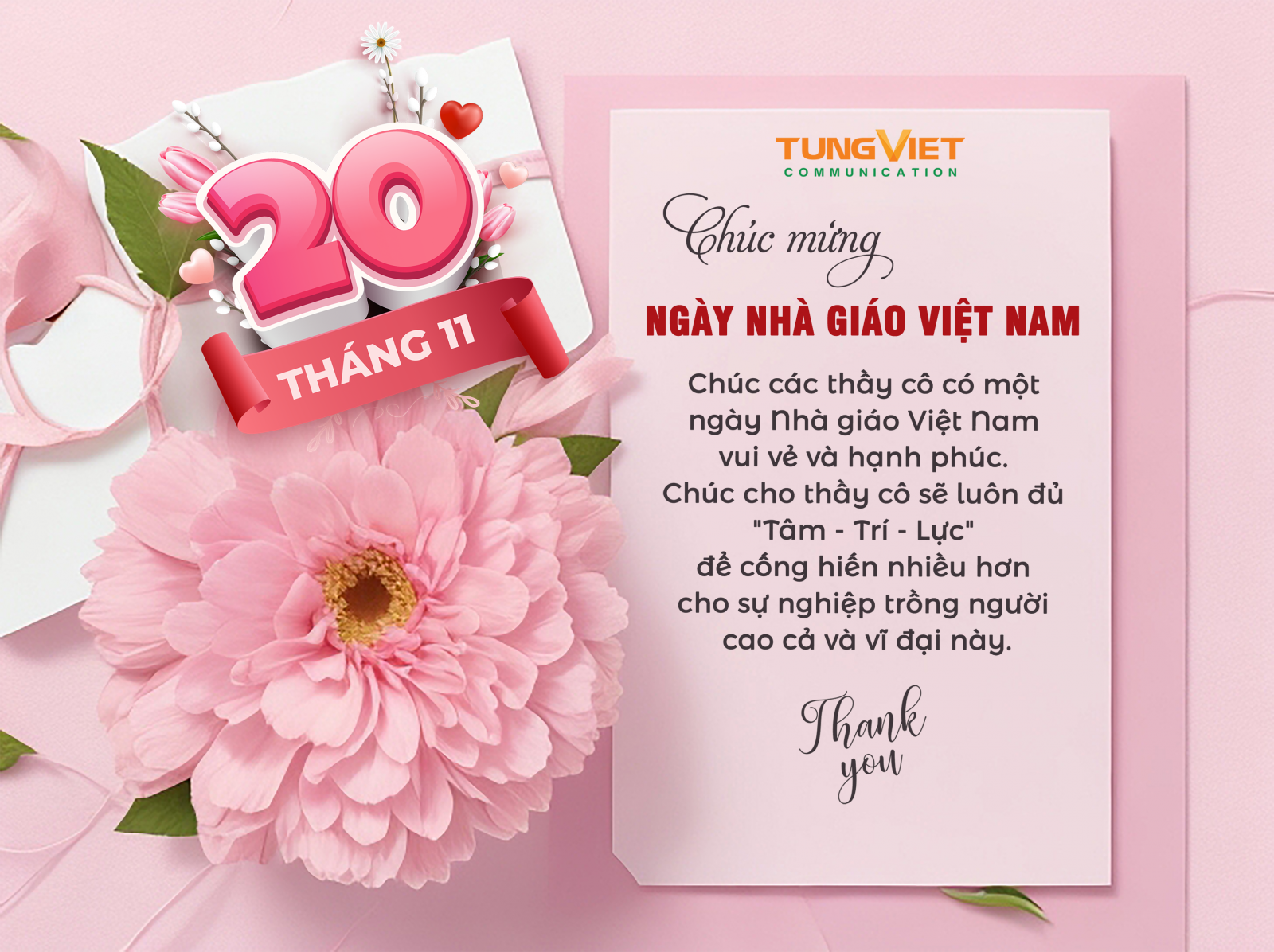 Chúc mừng Ngày Nhà giáo Việt Nam