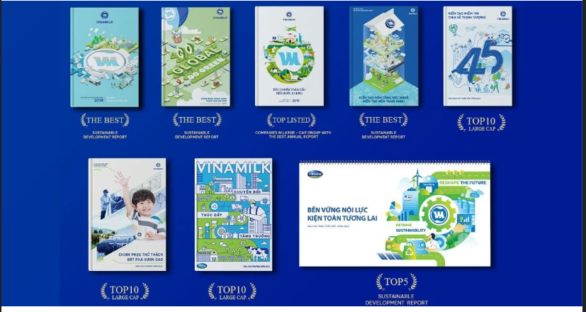 Báo cáo kinh doanh thường niên của Vinamilk gây bất ngờ vì sự thể nghiệm sáng tạo qua nhiều năm