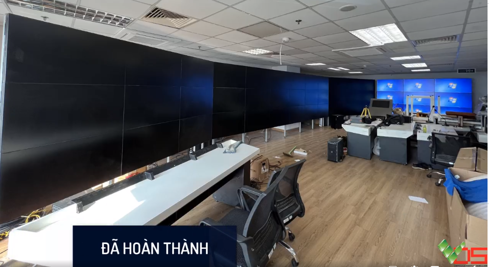HỆ THỐNG MÀN HÌNH GHÉP CHO PHÒNG ĐIỀU KHIỂN TRUNG TÂM