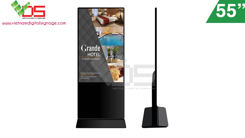 Tổng hợp các mẫu màn hình quảng cáo chân đứng siêu mỏng