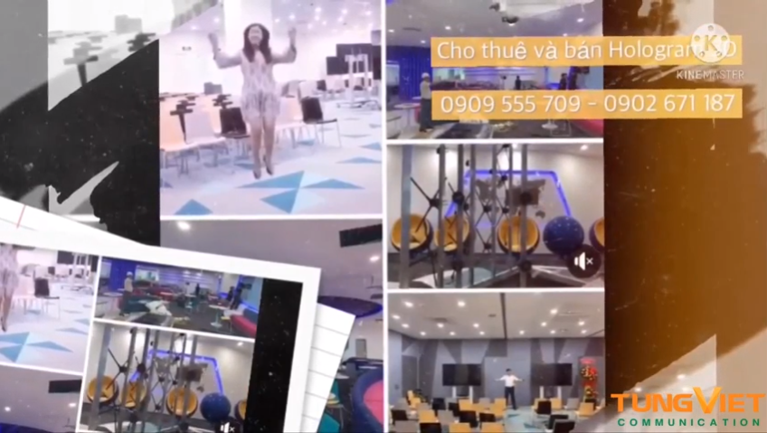 Công ty Tùng Việt chuyên cho thuê và bán hologram 3D