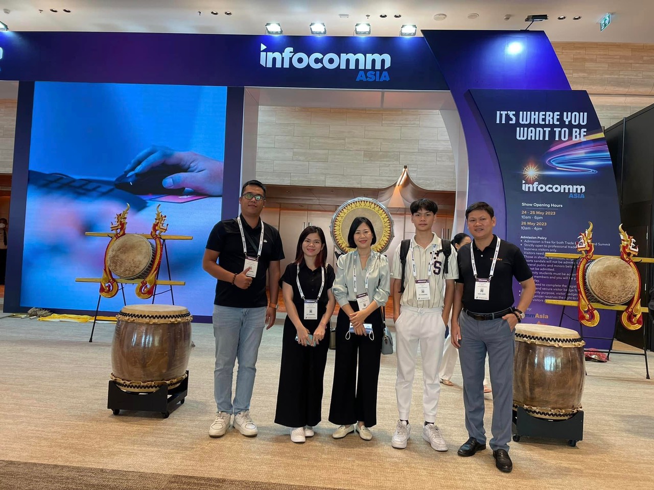Tùng Việt Communication tham gia Triển lãm InfoComm Asia 2023 tại Thái Lan