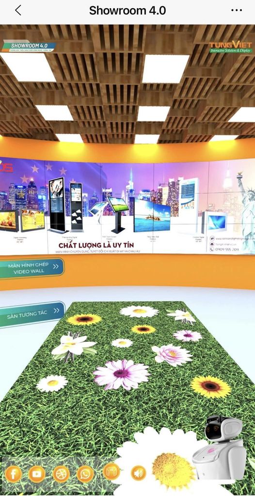 Showroom công nghệ cho doanh nghiệp